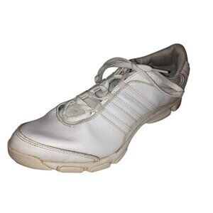 Adidas Womens Size 9 White Cheer Sport Cheerleading Shoes Tumbling Sneakers